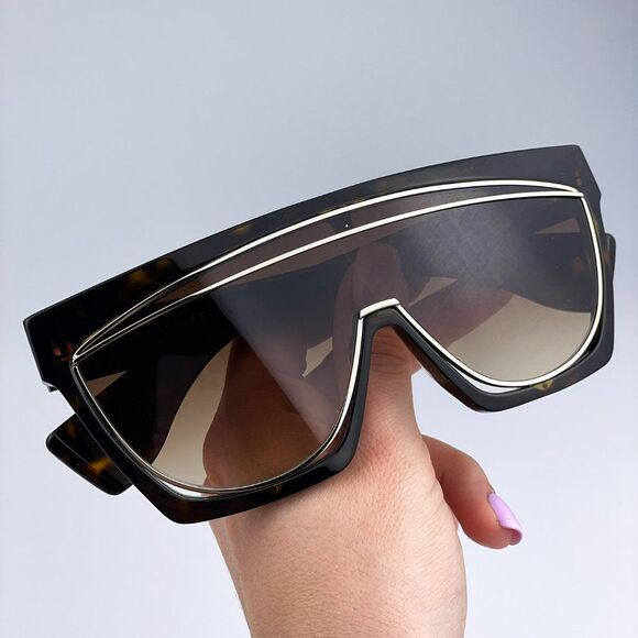 Loewe LW40012F FILIPA MASK  52F Sunglasses Shiny Havana Gradient Brown Women main image 8